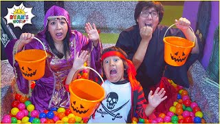 Trick or Treating Halloween Songs for Kids with Ryans World [upl. by Sibell]