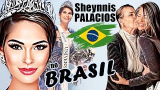 A Discreta Passagem da Miss Universo Sheynnis Palacios ao Brasil [upl. by Elamef883]