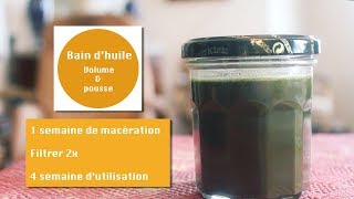 DIY BAIN DHUILE AUX POUDRES INDIENNES★POUSSE ET VOLUME CHEVEUX CRÉPUS [upl. by Idnak693]