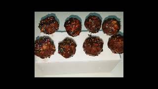 Cake Pops  Chocolate amp sprinkles coated cake pops shorts 1minuterecipes [upl. by Jola]