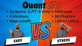 CAT Quant IIMs Cutoffs Clear with ✔️ Only Basics ❌ No 1500 Questions ❌ 50 Chapters ❌ LOD 3 [upl. by Weil656]