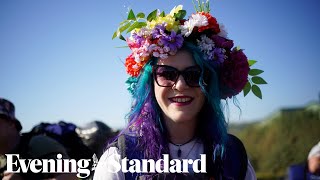 Glastonbury 2022 Queuing begins for first festival in three years [upl. by Malley]