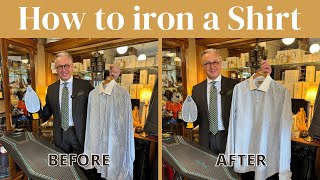 How to iron a Shirt [upl. by Fortune]