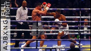 Full Fight  Anthony Joshua Vs Wladimir Klitschko TKO [upl. by Thomasina487]