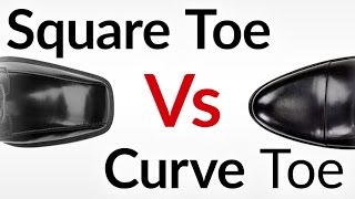 Should Men EVER Wear Square Toe Dress Shoes  Squared Toe Vs Curved Toe Which Side Are YOU On [upl. by Ary360]