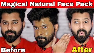 Magical Skin Brightening Face Pack 🔥😍😱 Shadhik Azeez [upl. by Aissatsana]