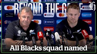 Rugby World Cup 2023 All Blacks squad named to take on Uruguay  nzheraldconz [upl. by Thrasher]