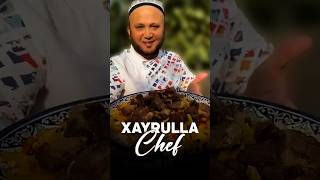 PALOV TAYYORLASH  XAYRULLA CHEF  OZBEKONA CONTENT palov cooking uzbekonacontent [upl. by Suivatco]