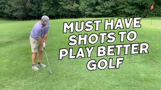 Two MUST have shots to play better golf today golf golfswing shortgame practice tips [upl. by Worthy]