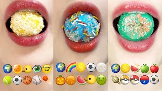 asmr POP ROCKS SPRINKLE BALL JELLY GUMMY 팝핑캔디 볼 젤리 eating sounds [upl. by Llemej]