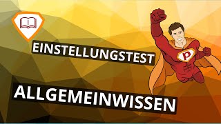 Einstellungstest Allgemeinwissen online üben [upl. by Lokkin]