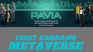 Pavia Metaverse  First Metaverse on Cardano  Buying Virtual land on Cardano [upl. by Annawyt209]