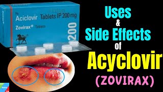 Acyclovir – Side Effects Uses Mechanism of Action Dosage Interactions Warnings [upl. by Zebada]