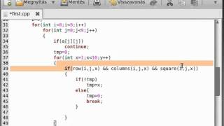 C tutorial 36  sudoku solver part 2  example program [upl. by Mensch]