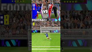 penalty kick 😱🔥 kounde vs alisson efootball2024 efootball pes bestgk shorts viral vs brasil [upl. by Cirdes]