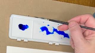 Monochromatic Painting  liquid watercolor [upl. by Crandell]