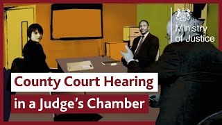 When a County Court Hearing Takes Place in a Judge’s Chambers [upl. by Hirai36]