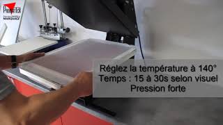 Réaliser un pochoir laser en sérigraphie [upl. by Gonzalez740]