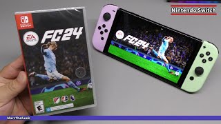 EA Sports FC 24 Unboxing amp Gameplay on Nintendo Switch [upl. by Assiralk72]