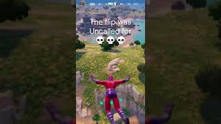 the flip was uncalled for 💀💀💀 fortnite [upl. by Aliled]