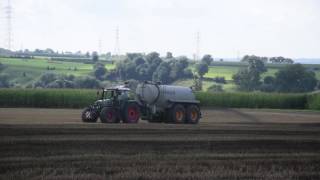 Fendt 820 x2  Epandage de lisier et semis dengrais vert  Fortemps JM [upl. by O'Rourke]