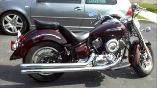 2007 Yamaha Vstar 1100 Cobra Exhaust [upl. by Pomfrey]