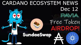 Pavia Free Airdrop and SundaeSwap DAO Initial Token Price [upl. by Mairhpe646]