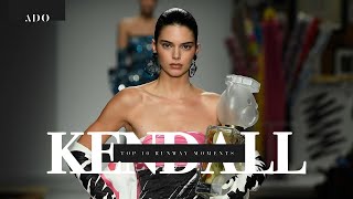 Kendall Jenner  Top 10 Runway Moments [upl. by Tremml]