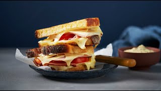 How to make The Golden Ham amp Cheese Toastie by Jarlsberg® [upl. by Lagiba]