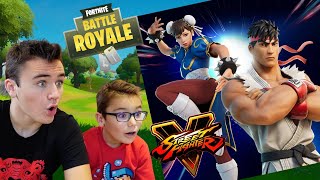 NEW SKINS STREET FIGHTER SUR FORTNITE 🤩 cest incroyable [upl. by Aisor]