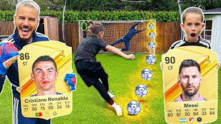 EA FC24 SHOOTING CARD BATTLE MESSI VS RONALDO [upl. by Ytineres426]