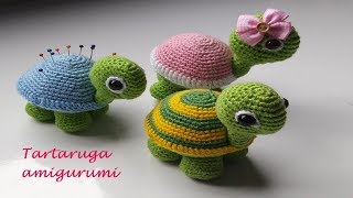 Tartaruga Amigurumi crochê parte 12 [upl. by Nylhtiak226]