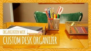 DIY Custom Desk Organizer  HGTV Handmade [upl. by Enillebyam506]