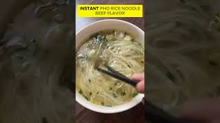 instant Pho Rice noodle Beef flavor cooking easyrecipeasianfood ricerecipe glutenfree [upl. by Earleen]