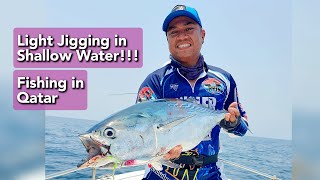 Light Jigging Madness  Fishing in Qatar during Summer  fishing fish [upl. by Adnahsed]