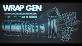 Wrap Gen  Create Customisable Procedural Wraps in Blender 40 [upl. by Terrene]