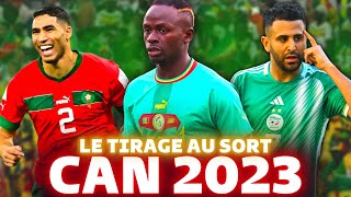 🏆 CAN 2023  Le SENEGAL dans le groupe de la mort  MAROC  RD CONGO  ALGERIE  Burkina Faso [upl. by Orecic]