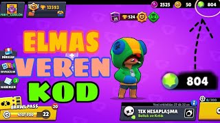 ELMAS VEREN KOD BULDUM Brawl stars 😱😱 [upl. by Garris495]