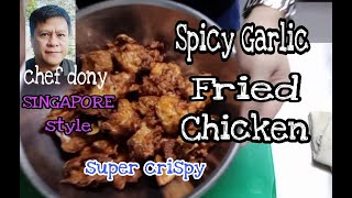 spicy garlic fried chicken [upl. by Erund]