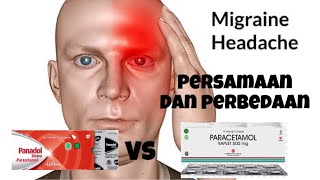 Persamaan dan perbedaan Paracetamol tablet dan Panadol Tablet panadol paracetamol obat obatdemam [upl. by Aurthur343]