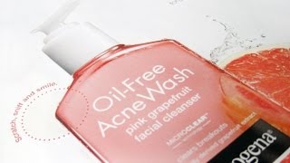 My own experience of using Neutrogena Oil  Free Acne Wash pink grapefruit facial cleanser [upl. by Frierson254]