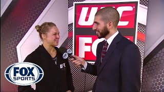 Rousey explains why she skipped handshake [upl. by Egor519]