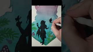 Caduceus Clay Watercolor Painting Timelapse Painting Process [upl. by Nnylarak]