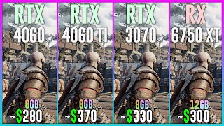 RTX 4060 vs RTX 4060 TI vs RTX 3070 vs RX 6750 XT  Tested in 25 Games [upl. by Everara]