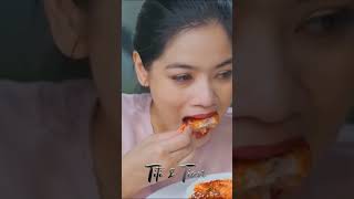 MANTEP BANGET RASANYA KOREAN FIRE CHICKEN koreanfood koreanchickenwings koreanchicken [upl. by Mickie284]