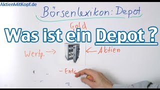 Was ist ein Aktien Depot Einfache Erklärung  AktienmitKopfde [upl. by Rodi203]