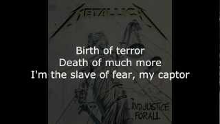 Metallica  The Frayed Ends Of Sanity Lyrics HD [upl. by Anaugal29]