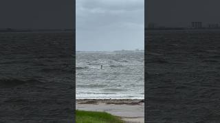 Mini water spout Dunedin Causeway Hurricane Helene [upl. by Toni]