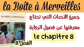 chapitre 8 شرح الفصل 8 بالعربيةla Boîte à Merveillesرواية علبة العجائب 1BAC régionalrésumé [upl. by Hnil]