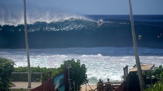 BIGGEST Surf Ive EVER Seen at Pipeline Massive Swell [upl. by Teriann]